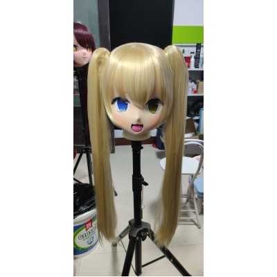 (NFD02)Customize Handmade Crossdress Full Head Female/Girl Resin Japanese Cartoon Character Animego Cosplay Kigurumi Mask